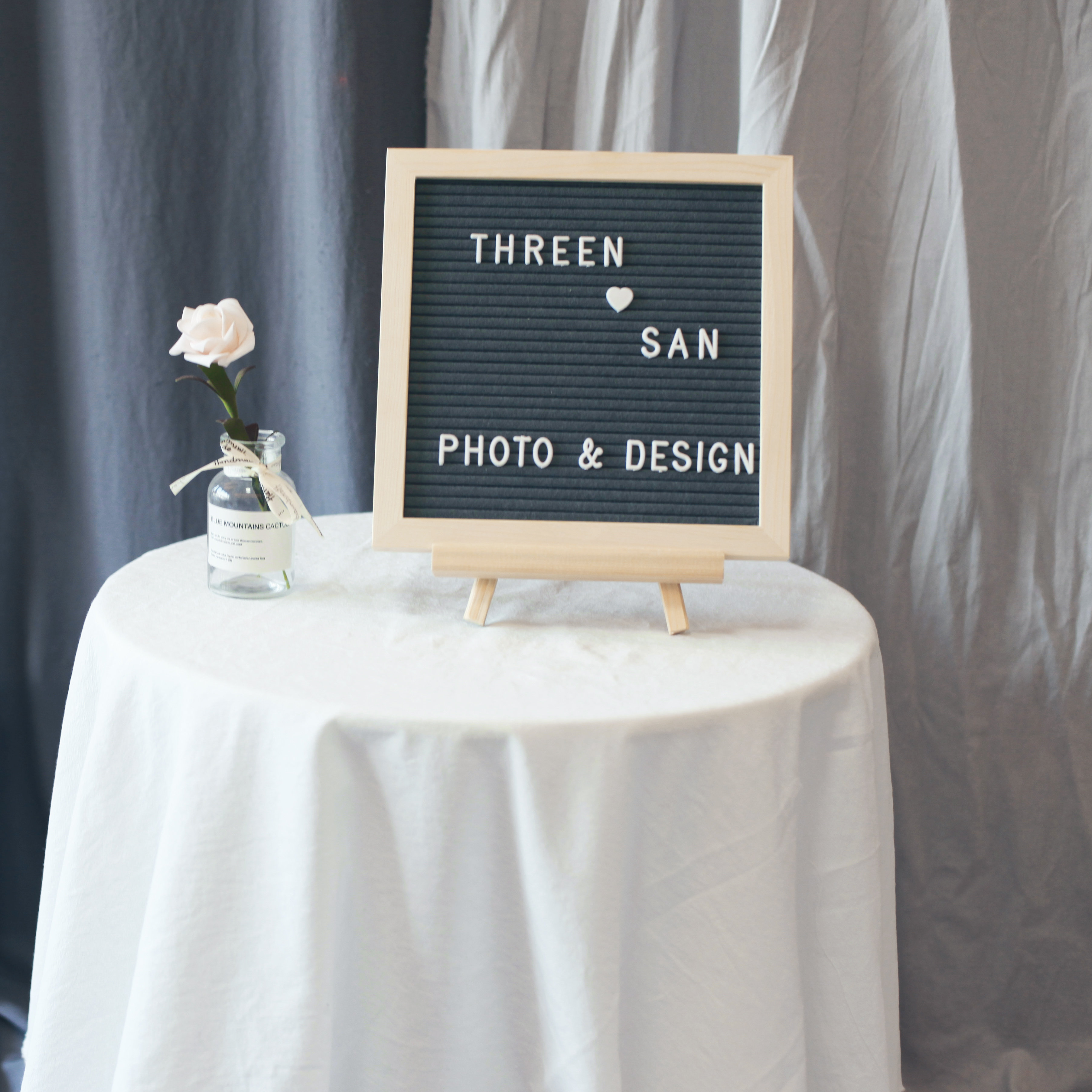 ins Nordic minimalist style diy message board custom felt board indoor photography props photo background window decoration