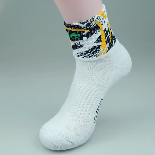 Теннисные носки для бадминтона для настольного тенниса, увеличенная толщина, для бега, средней длины
