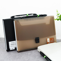 Organ package multi-layer folder student examination paper finishing artifact A4 Portable bill folder paper paper storage clip