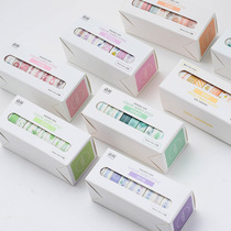 Creative cute hand tear basic hipster set girl hand account and paper tape bleeding line diary decoration