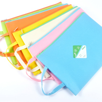 a4 file bag Sub-subject handbag zipped student with maths paper collection bag information finishing bag