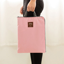 A4 portable canvas file bag multi-function file bag data bag IPAD bag IPAD bag for men and women students