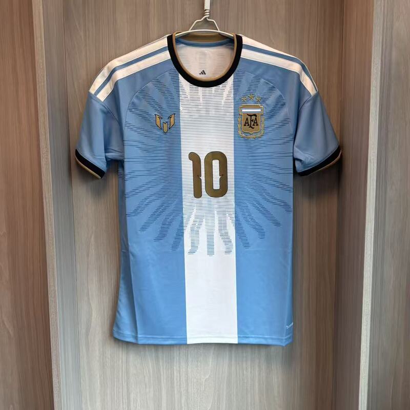 Fan Version Adidas 2026 Argentina Messi Farewell National Team Jersey with Printed Text Ld3316 Asian Size Fan Version Adidas 2026 Argentina Messi Farewell National Team Jersey with Printed Text Ld3316 Asian Size