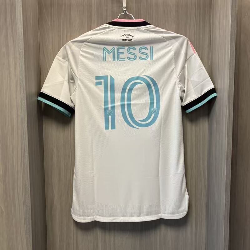 2627 Miami International Second Away Player Edition with Messi's Number Ke6325 Asian Size