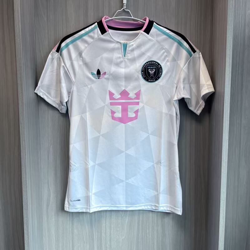 2627 Miami International Second Away Fan Edition with Messi Number Ke6326 Asian Size