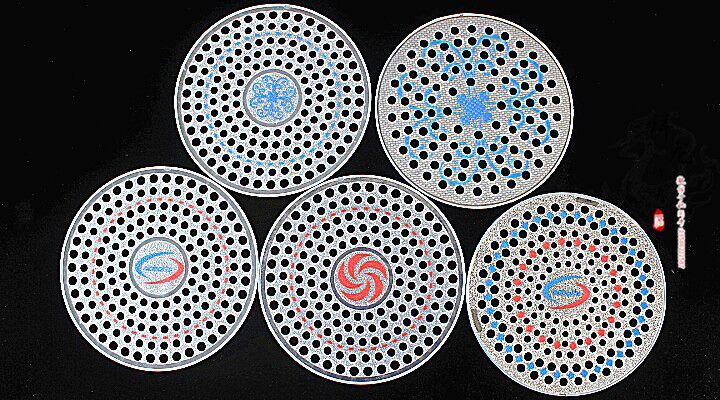 O Bolon Tai Chi Soft Ball Porous Big Flapper Dragon Flying Anchoo is not easy to fall off the ball Crystal Silicone Shots