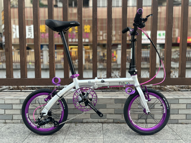Fengxing Bya1401 412 Ultra-Light Portable 14-Inch Folding Bicycle for Adults and Children, Adult Version with Disc Brakes Available