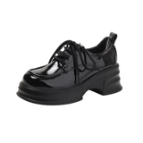 Лоферы на платформе, обувь, высокие универсальные туфли в английском стиле для кожаной обуви, широкая цветовая палитра, в британском стиле