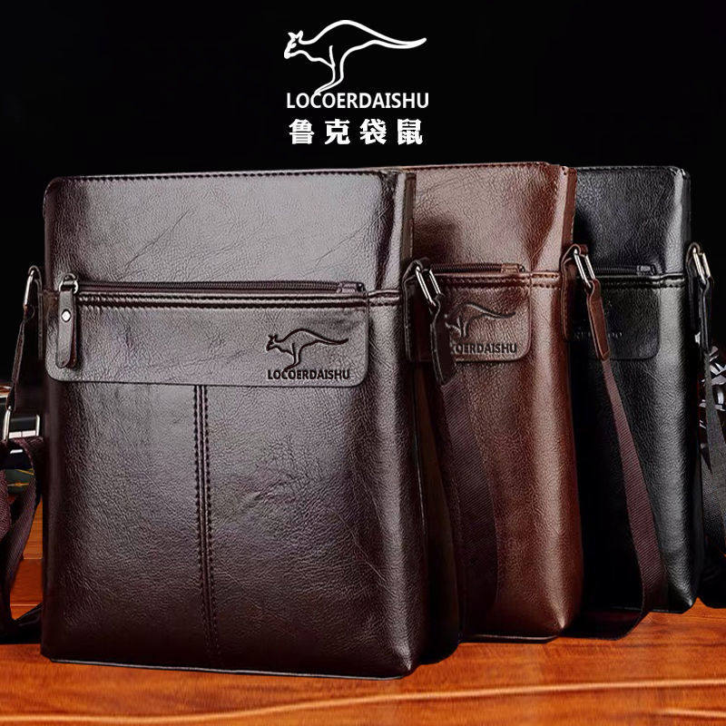 2022 Large Capacity Single Shoulder Inclined Satchel Bag Men's Day Cross Border Single Shoulder Bag Tourism Casual Handbag Business Commute