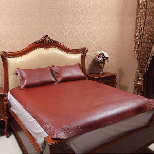 Thickened New Taste Head Layer Buffalo Leather Sandmat 1 8 m Soft Mattress 1 5m Hard set to make true color sofa Three sets