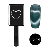 Узор «Кошачий глаз» в форме магнита в форме сердца