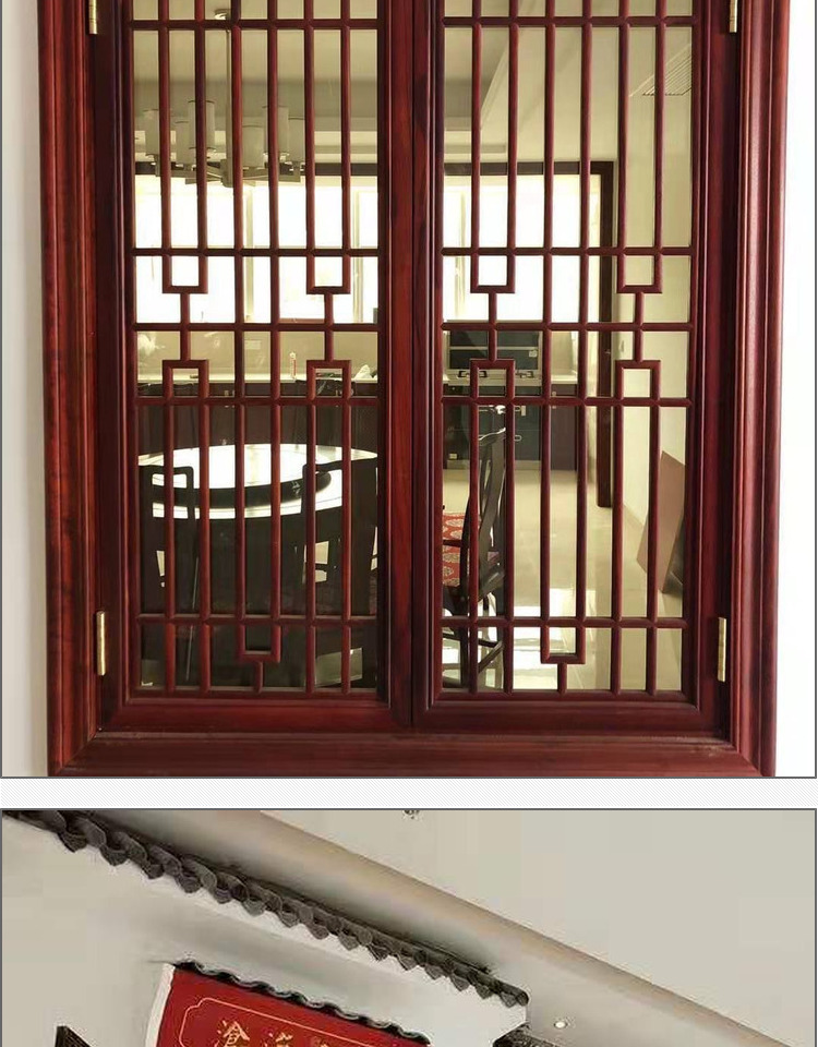 Dongyang khắc gỗ phong cách Trung Quốc vách ngăn gỗ rắn từng bước cao cổ TV nền tường rỗng cửa và màn hình cửa sổ Xuân - Màn hình / Cửa sổ vách lam gỗ