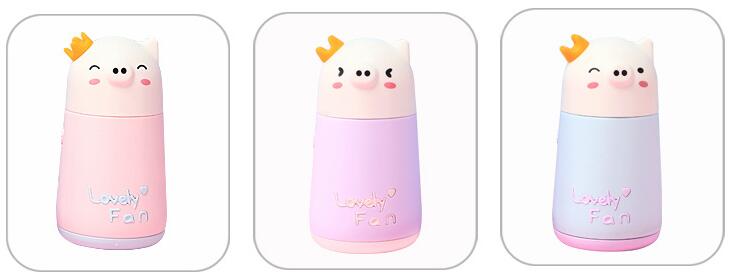 Quạt cầm tay mini sinh viên ký túc xá sáng tạo phim hoạt hình di động USB máy tính văn phòng máy tính để bàn hiển thị quạt nhỏ - USB Aaccessories cáp sạc micro usb