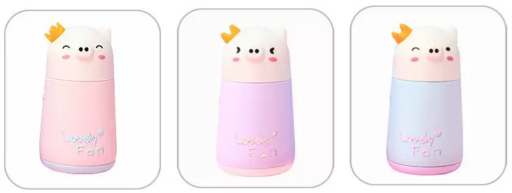 Quạt cầm tay mini sinh viên ký túc xá sáng tạo phim hoạt hình di động USB máy tính văn phòng máy tính để bàn hiển thị quạt nhỏ - USB Aaccessories