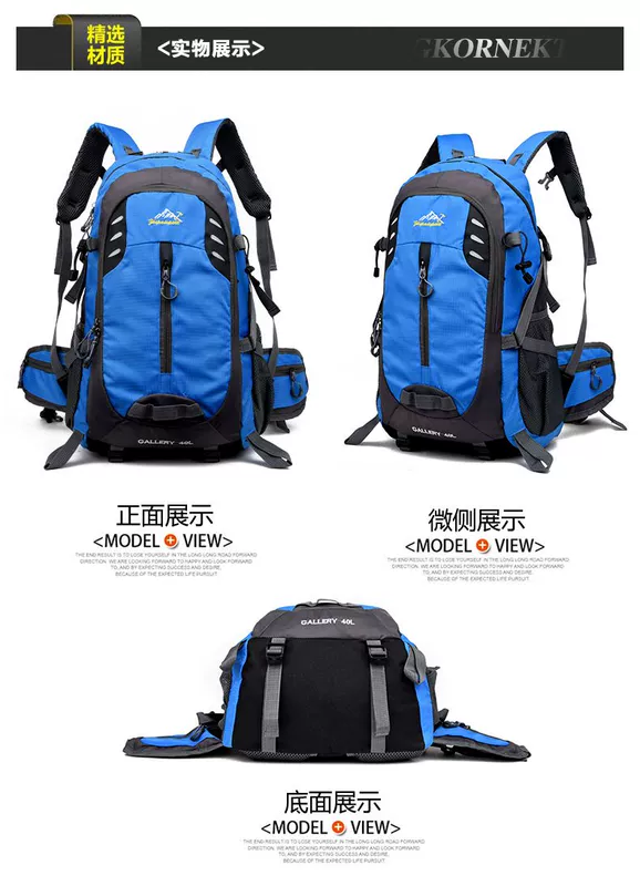 Schoolbags ngoài trời túi du lịch leo núi đi du lịch siêu nhẹ chống thấm đàn ông túi vai phụ nữ và vai Ba lô phong trào