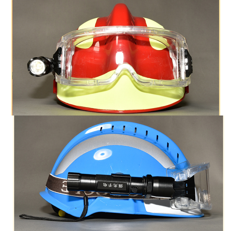 F2 Fire Rescue Emergency Rescue Safety Helmet International Rescue Safety Helmet Outdoor Operation Protection Glistening Head