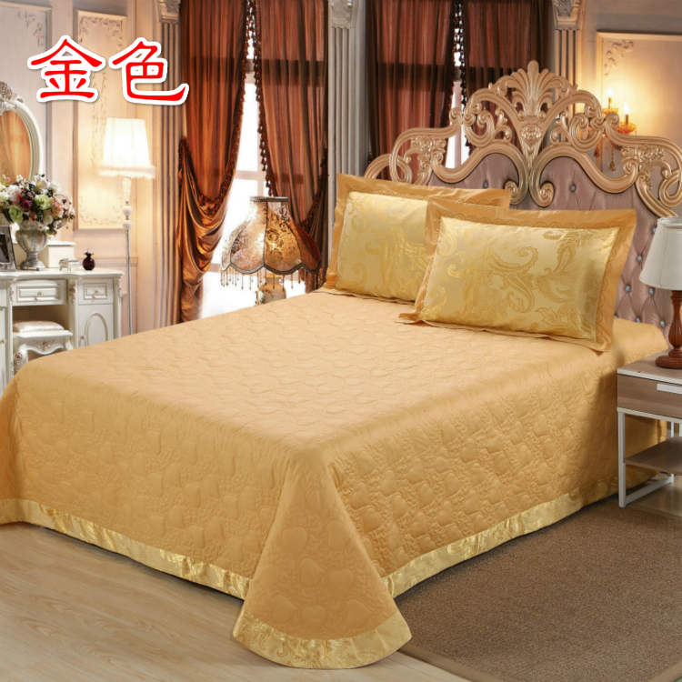 Cotton Châu Âu satin sang trọng jacquard bông cotton trải giường dày sheets 1.5 1.8 2 m giường có thể được trang bị với ba bộ