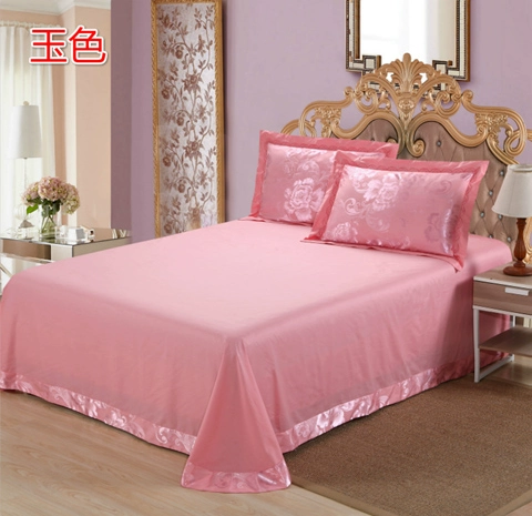 Mát mẻ vào mùa hè và tấm bông một mảnh jacquard bông satin tròn Continental 1,5 m 1,8 m 2,0 Mitt giá - Khăn trải giường bộ ga giường cao cấp