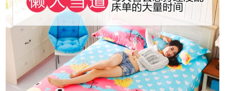 朵 Giường bông Tấm trải giường bằng vải bông Một chiếc giường Simmons 1.2 1.5 1.8 m giường - Trang bị Covers Ga chun Everon