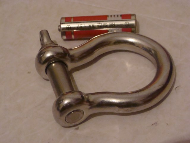 Stainless steel O-type buckle fast hanging connection ring high strength bearing mountaineering buckle bow type removable-Taobao