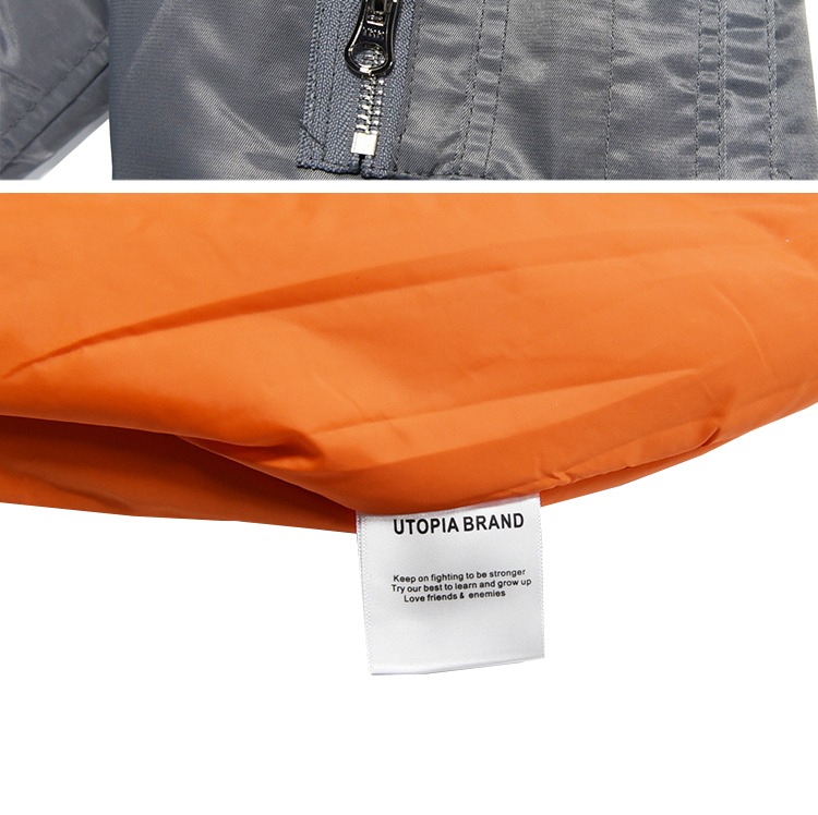 UTOPIA Brand Anniversary Classic Alpha Jacket Jacket MA1 Space Cotton Jacket Áo khoác dày áo khoác bomber bóng chày