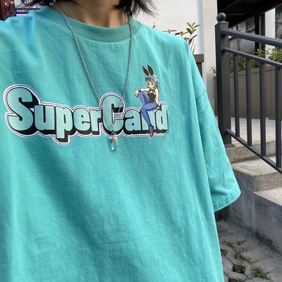 Short sleeve T-shirt women's summer new Korean versatile letter print loose blue student top fashion