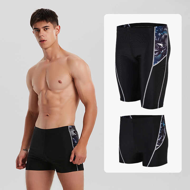 Men's swimming trunks shorts in trousers slim fashion Korean summer seaside hot spring 2021 New