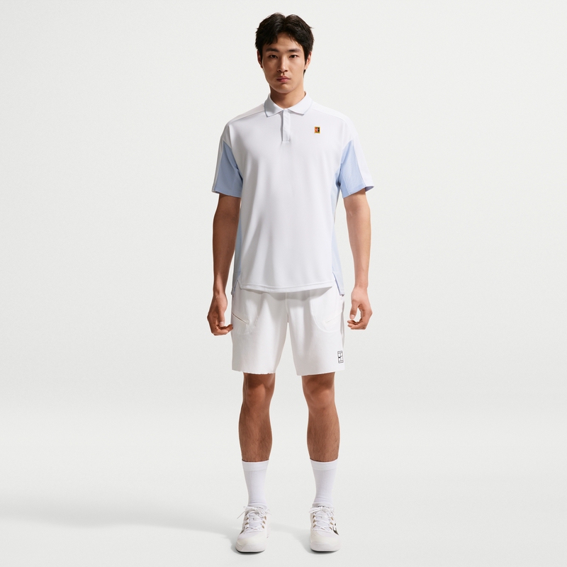 Nike Men's Tennis Sports Breathable, Comfortable, Fashionable and Simple Polo Collar Short-Sleeved T-Shirt Ir6293-100 Nike Men's Tennis Sports Breathable, Comfortable, Fashionable and Simple Polo Collar Short-Sleeved T-Shirt Ir6293-100