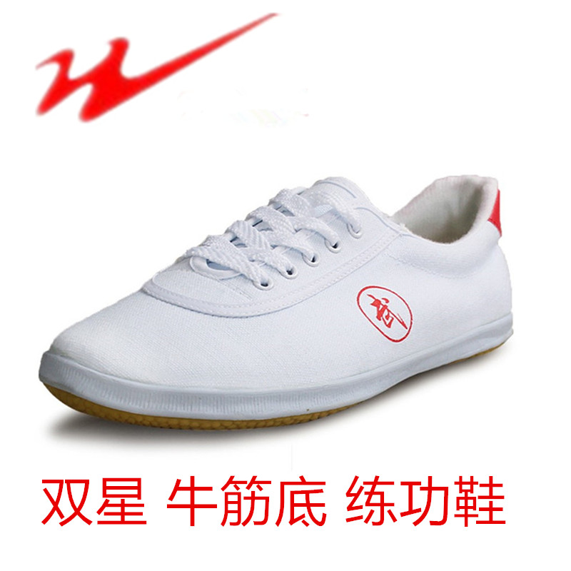 Martial arts shoes Martial arts special shoes Qingdao Shuangxing cloth shoes for practicing martial arts training children's Tai Chi shoes beef tendon soles