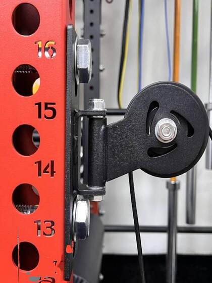 Special Pulley Bearing for Squat Rack, Can Be Swiveled, High-Position Pull-Down, Low-Position Rowing, Fitness Equipment Accessory