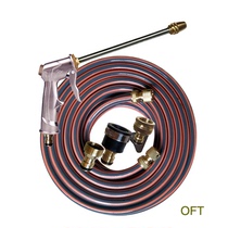 Cool strong all-metal streamlined all-copper connection household antifreeze and explosion-proof five-wire tube high-pressure car wash water gun 10~30 meters