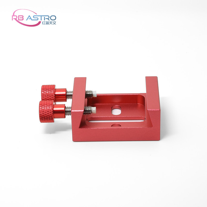 RB ASTRO red and blue sky text deep space photography telescope guide mirror bracket fixed groove quick-release dovetail groove 75 degrees