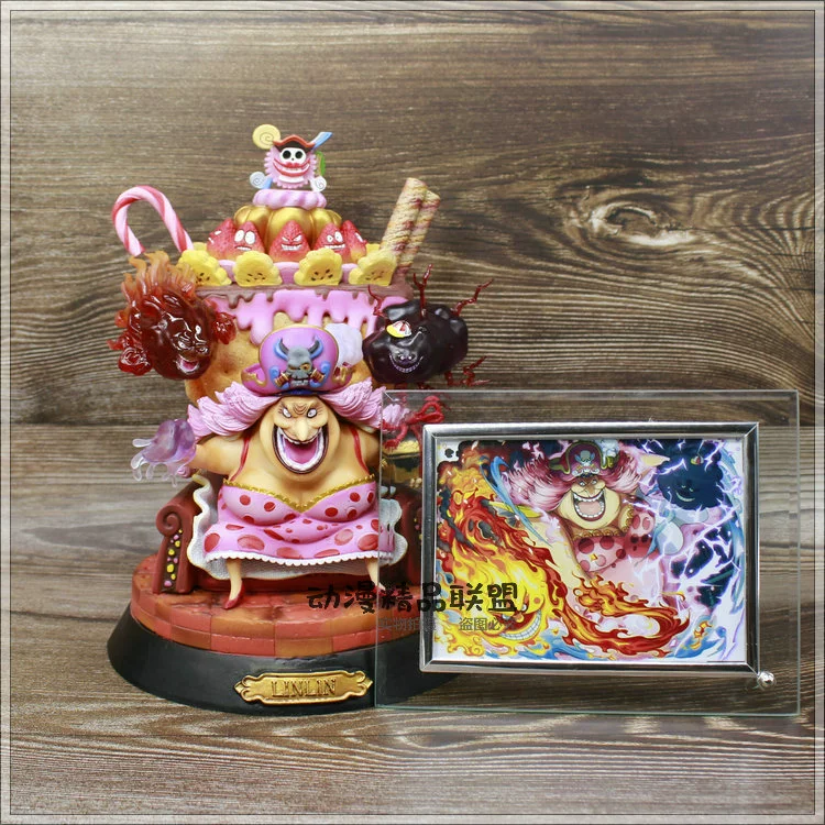 Cướp biển Four Emperors cộng hưởng BIG MOM Charlotte Ling Ling Dì Kai Duo Người mẫu râu trắng - Capsule Đồ chơi / Búp bê / BJD / Đồ chơi binh sĩ