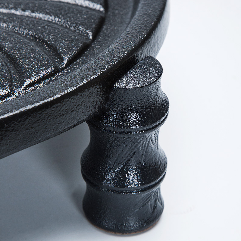 Stone mill black ceramic tea tray was home store drainage type restoring ancient ways kung fu tea tea dry mercifully contracted circular tray