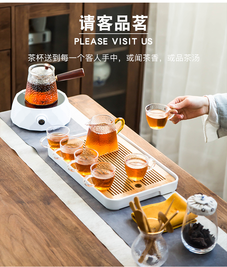 Electric TaoLu boiled tea, home cooking Japanese tea glass teapot tea stove'm transparent small tea kettle, suit
