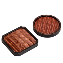 Bamboo dry bubble teapot tea tray small tea table tea mat Chinese Zen tea coaster insulation pad anti-scalding pad for home use