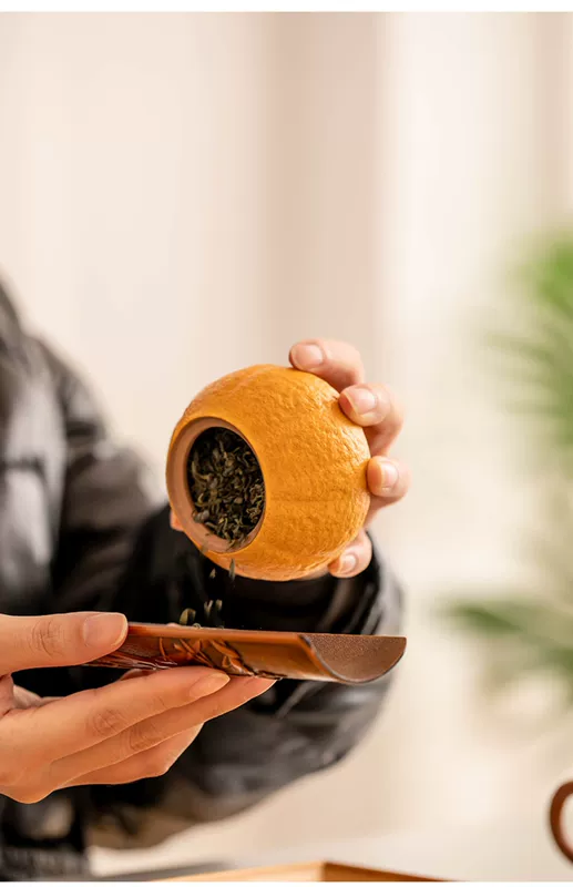 May Mắn Đại Lý Trà Cam Có Thể Sáng Tạo Trà Bảo Quản Kín Trà Trái Cây Cao Cấp Đèn Gốm Sứ Cao Cấp Xấu Xí Cam Bảo Quản có Thể hũ sứ đựng trà hũ đựng trà bằng sứ