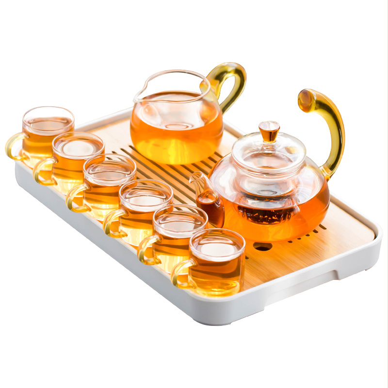 Tea set contracted household glass electric TaoLu teapot teacup office receives a visitor from the whole sitting room