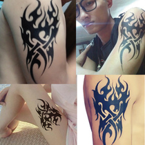 Indian totem upper arm tattoo thick line flame graphite tattoo tattoo tape sticker waterproof CX029 buy 1 get 1