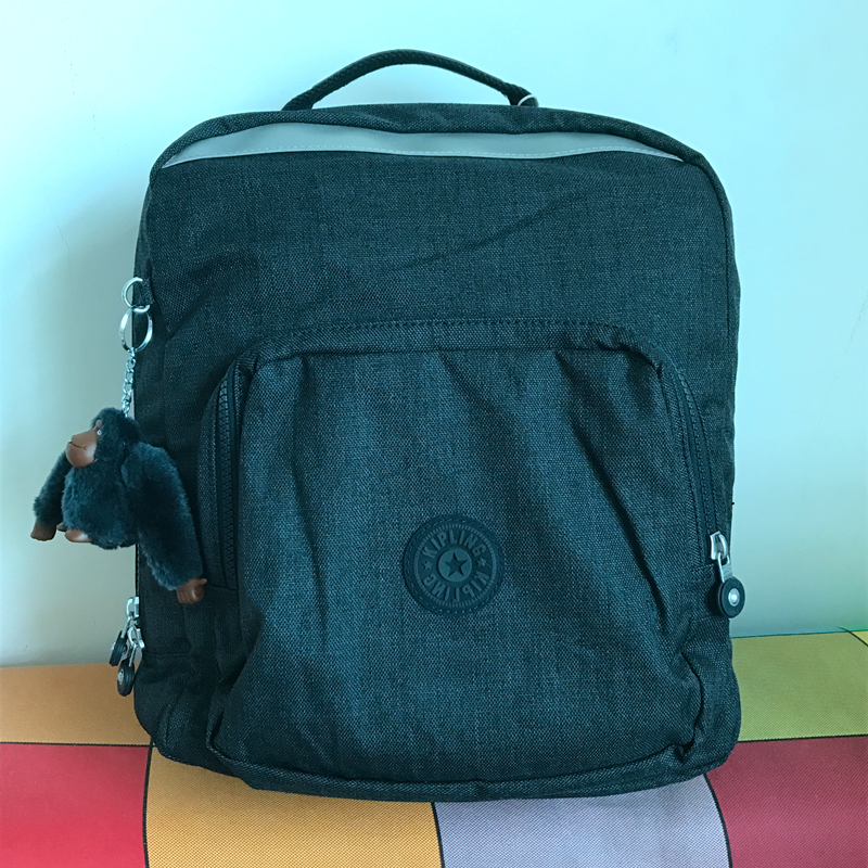 Kai Prin KIPLING AVA K14853 Men's and Women's Lightweight Canvas Student Bag Backpack