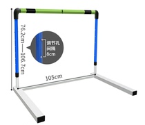 Cross Bar Shelf Combined réglable Removable Training Disconnect Soft Safety School Athletics Sporting Goods Bar Rack