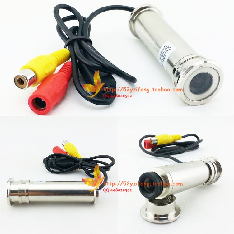 Lengthened cat eye camera security door access control surveillance camera HD wide-angle lens suitable for thick doors