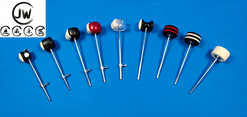 Jazz Drum Double Stomping Hammer Single Stomping Hammer wool felt cotton felt mallet practice Shelf Drum Accessories Ground Drum Stampede