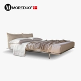 Медуо/ итальянский минималистский кожаный кровать платц кровать главная спальня для спальни кровать подвесная кровать современная свадебная кровать простая