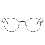 Круглая коробка с большой рамкой готовит миопические очки женская 100/150/200/250/300/400/500 градусов анти -блюд