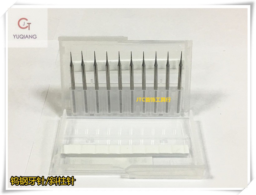 Inclined column needle tungsten steel inclined tooth needle Pin Metal Jewelry Dentistry Wood Carving root carving and processing tool