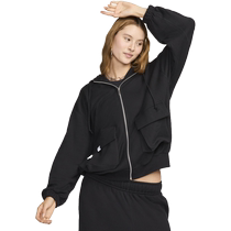 Nike official womens OVERSIZE style French terry hoodie autumn new hip-hop sweatshirt FV7516