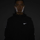 Nike, водоотталкивающая светоотражающая куртка, для бега, осенняя