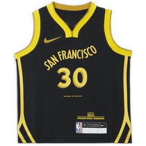 Nike Nike official boys 2023 24 season Golden State Warriors NBA baby jersey summer HF5813
