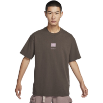 Nike Nike official mens T-shirt autumn new loose cotton casual knitted cotton soft FZ5393